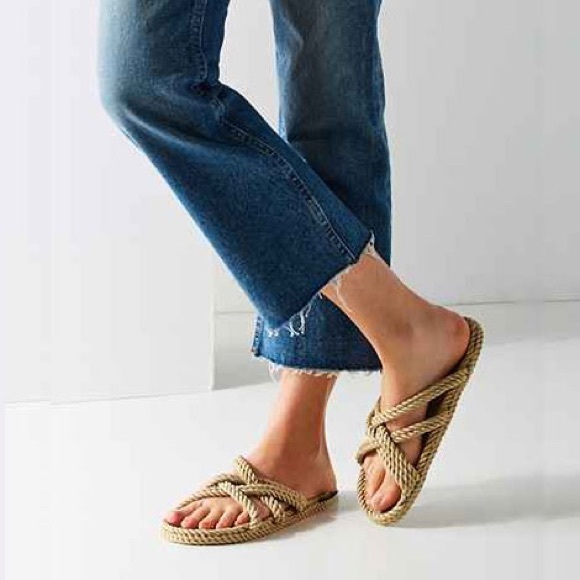 Free People Shoes - Nomadic State of Mind Free People Rope Slide Sandals